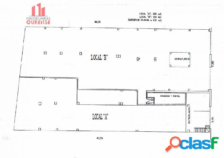 Amplio local comercial en el veintiuno