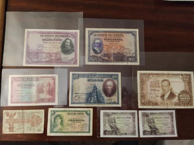 Lote billetes antiguos Lote billetes antiguos