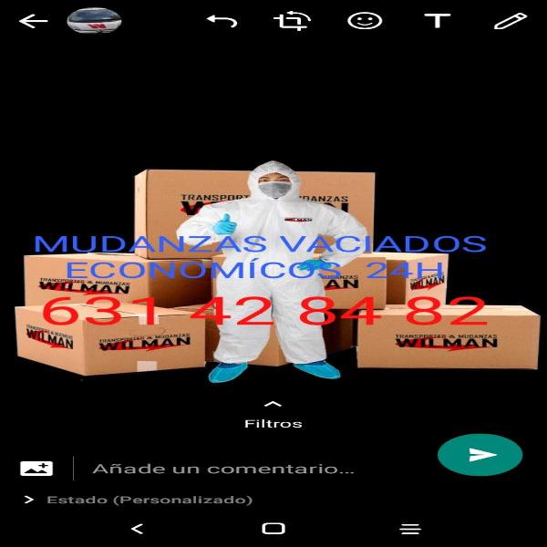 Mudanzas y vaciados economícos 631 42 84 82 Mudanzas y vaciados economícos 631 42 84 82