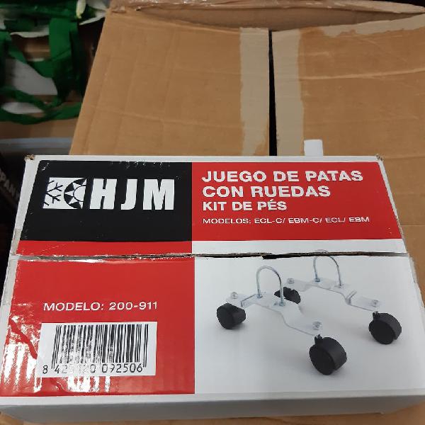 Kit patas con ruedas para radiador