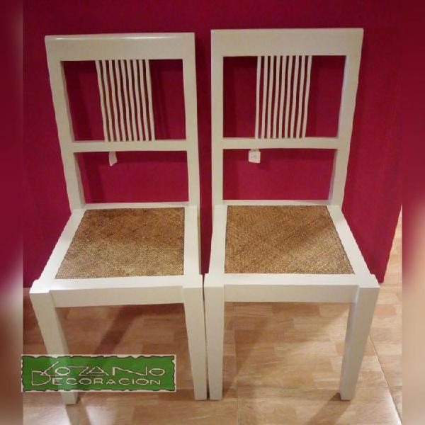 Conjunto 2 sillas Conjunto 2 sillas