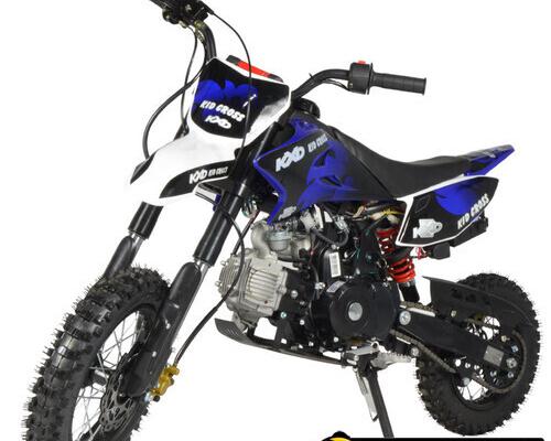 Pit Bike Infantil 125cc KXD Semi Automática Azul