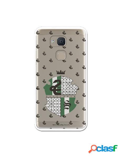 Funda de Harry Potter Slytherin Transparente para BQ Aquaris V Plus