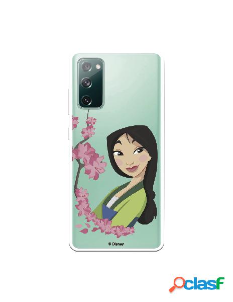 Funda para samsung galaxy s20 fe oficial de disney mulan amapolas - mulan