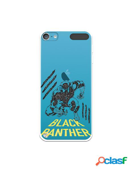 Funda para iPod Touch 5G Oficial de Marvel Black Panther Pose Transparente - Marvel