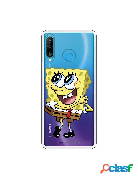Funda para Huawei P30 Lite Oficial de Nickelodeon Bob Ojitos - Bob Esponja