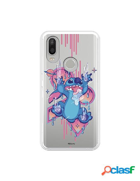 Funda para BQ Aquaris X2 Pro Oficial de Disney Stitch Graffiti - Lilo & Stitch