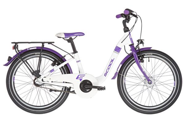 Bicicleta niño s'cool chix alu 3v 20" blanco/violeta 2021 Bicicleta niño s'cool chix alu 3v 20" blanco/violeta 2021