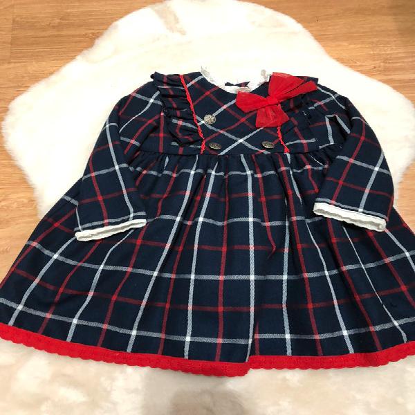 Vestido cuadros dolce petit 2 años