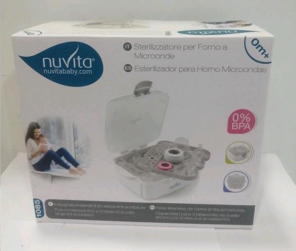 Esterilizador para horno microondas nuvita segunda mano en Esterilizador para horno microondas nuvita segunda mano en