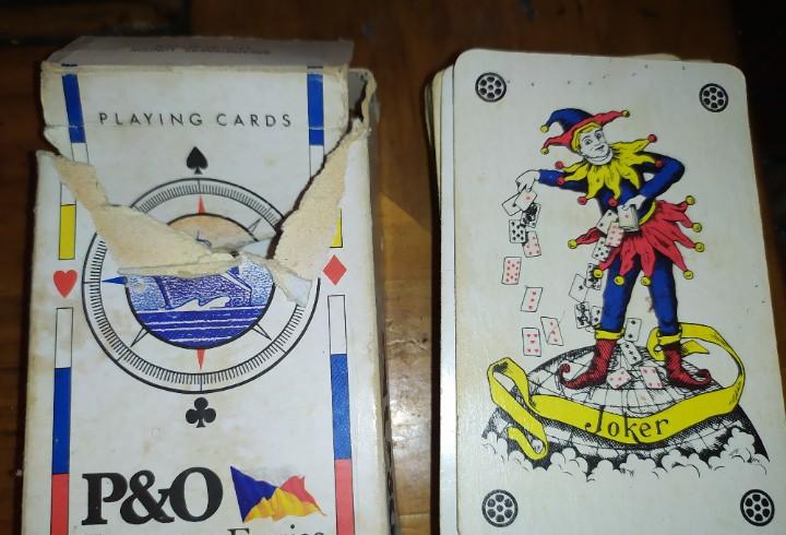 PLAYING CARDS P&O EUROPEAN FERRIES CARTAS PÓKER