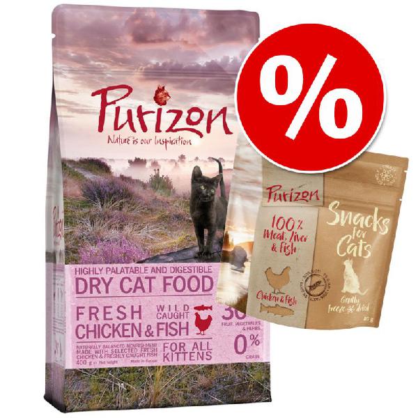 Oferta de prueba: 400 g Purizon pienso para gatos + 40 g