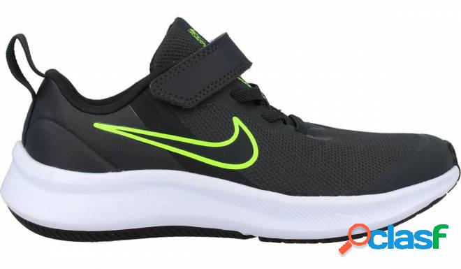 Nike - deportiva negra y flúor niño velcro star runner 3 Nike - deportiva negra y flúor niño velcro star runner 3