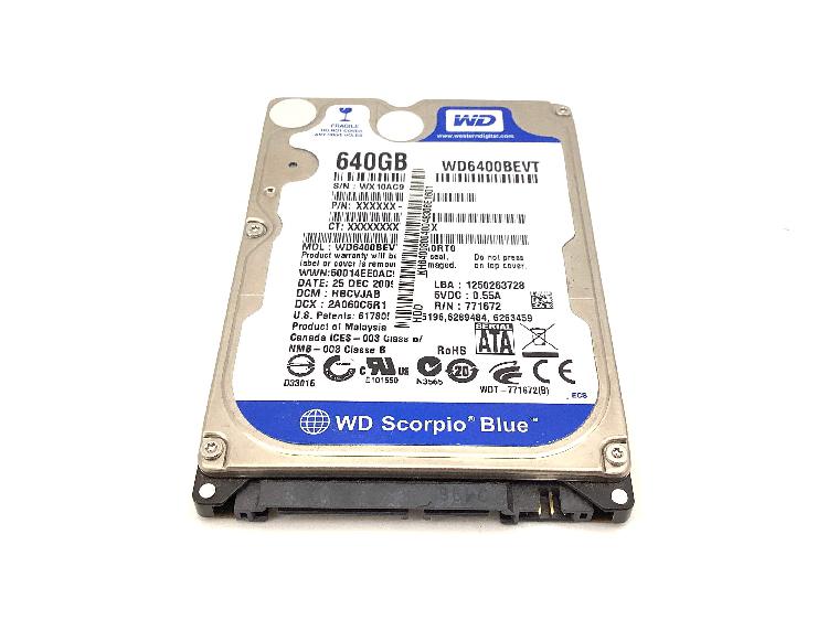 Disco duro western digital wd6400bevt