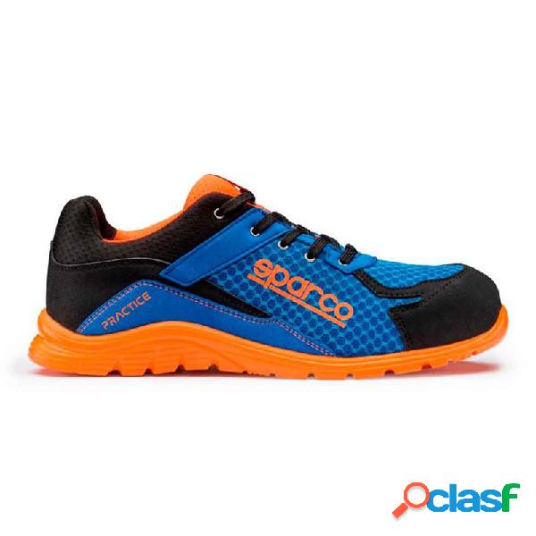 S0751746AZAF - Zapatillas Practice Azul/Naranja Talla 46 Sparco