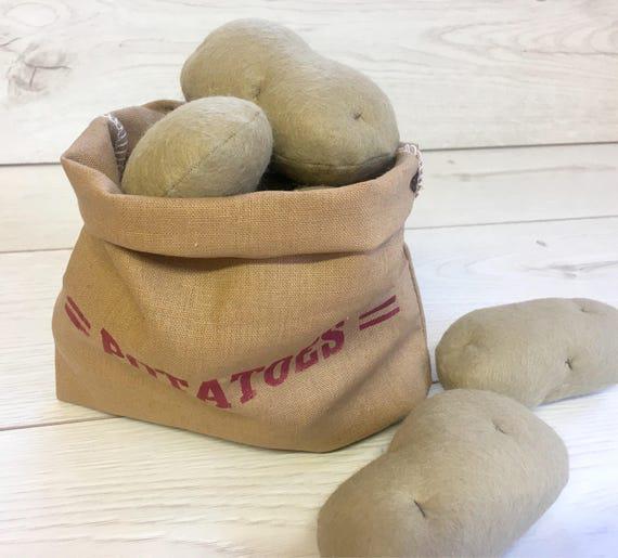Juego de simulación fieltro de comida patatas pequeño / | Juego de simulación fieltro de comida patatas pequeño / |