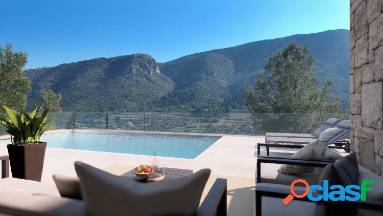 Villa con piscina y vistas al mar en Pedreguer 3