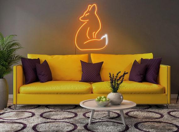Fox neon sign fox led sign fox light sign animal neon sign - Fox neon sign fox led sign fox light sign animal neon sign -