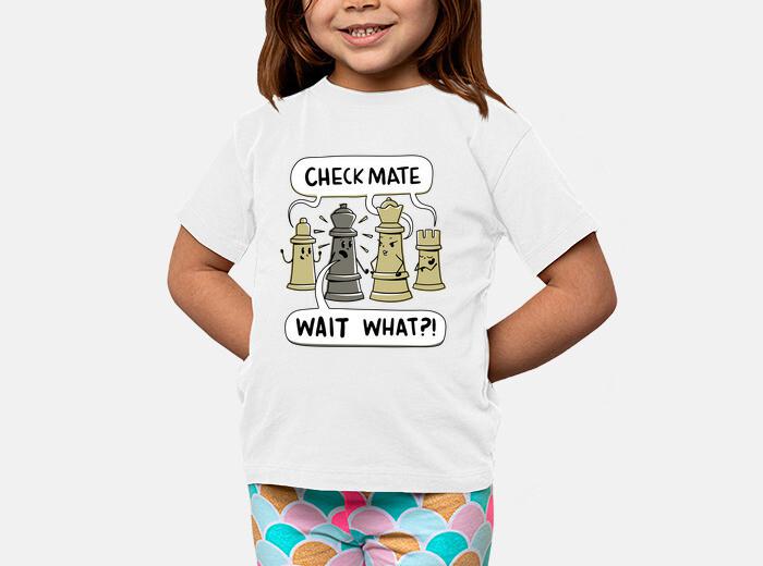 Camisetas niños ajedrez de jaque mate Camisetas niños ajedrez de jaque mate