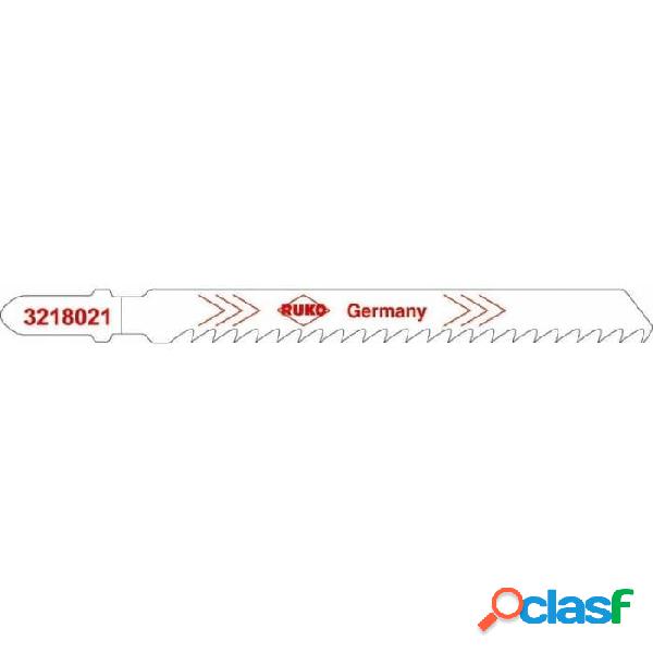 Pack de 5 sierras de calar hcs de acero de corte ultra rápido ruko. 100 mm