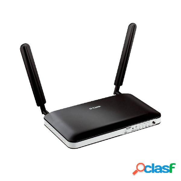 Router Inalámbrico 4G D-Link DWR-921 150Mbps/ 2 Antenas/ WiFi 802.11n/b/g - 3/3u