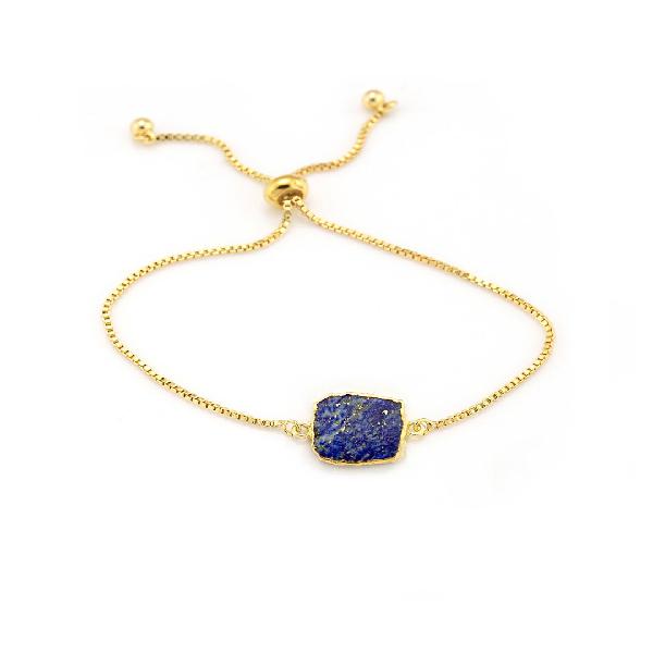 Pulsera de piedras preciosas de lapislázuli natural pulsera Pulsera de piedras preciosas de lapislázuli natural pulsera