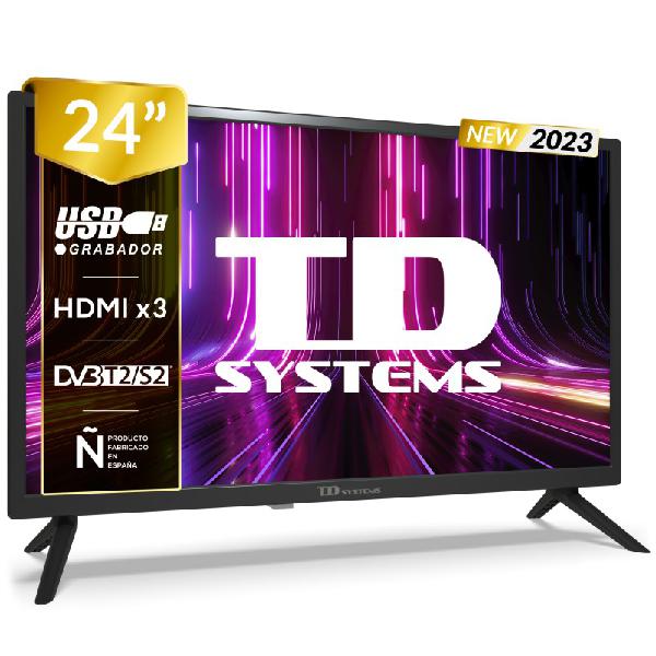 Televisor 24 pulgadas led hd, múltiples conexiones