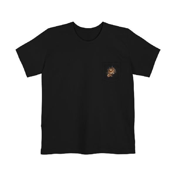 Cat popping out of pocket tee - etsy españa Cat popping out of pocket tee - etsy españa
