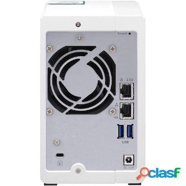 Nas qnap ts-231p3-4g/ 2 bahias 3.5"- 2.5"/ 4gb ddr3/ formato torre Nas qnap ts-231p3-4g/ 2 bahias 3.5"- 2.5"/ 4gb ddr3/ formato torre