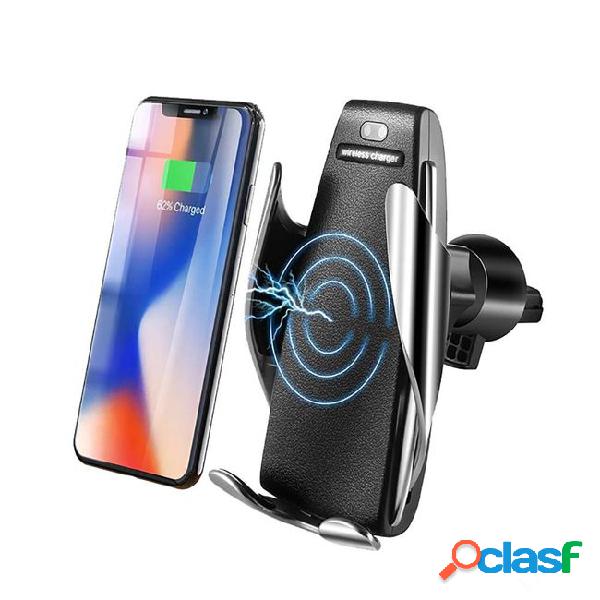 S5 automatic sensor car wireless charger for iphone xs max xr x samsung s10 s9 intelligent infrared fast wirless charging car phone holder S5 automatic sensor car wireless charger for iphone xs max xr x samsung s10 s9 intelligent infrared fast wirless charging car phone holder
