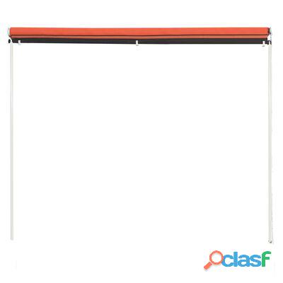vidaXL Toldo retráctil naranja y marrón 400x150 cm(SKU:145899)* 4