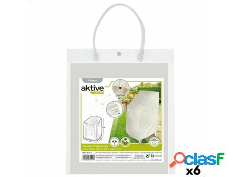 Funda para silla aktive 66 x 120 x 66 cm polietileno (6 unidades) Funda para silla aktive 66 x 120 x 66 cm polietileno (6 unidades)