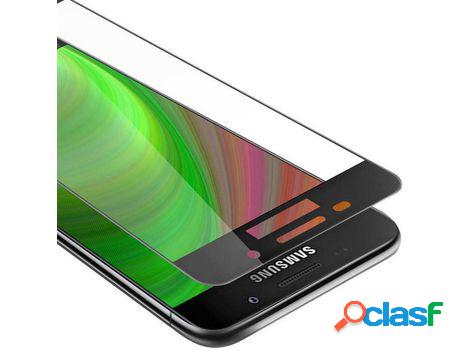 Protector de Pantalla Intero cadorabo Compatible con samsung galaxy a3 2016 película protectora em transparente con preto