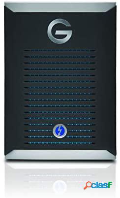 G-Technology 2TB G-DRIVE Mobile Pro SSD hasta 2800 MB/s, rendimiento profesional, almacenamiento portátil