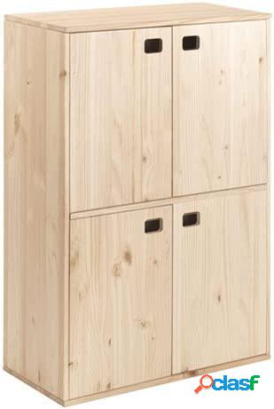 Mueble dinamic 4 puertas pino macizo 105,4x70,8x33cm astigarraga