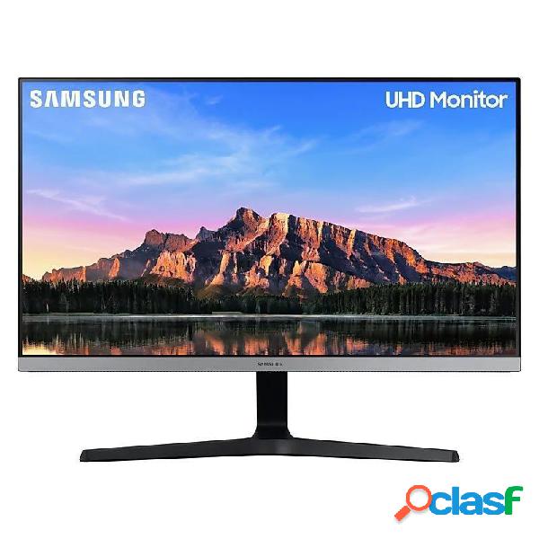 SAMSUNG LU28R552UQPXEN - Monitor 28 Pulgadas 4K UHD (3840 x 2160, 16:9), Panel IPS, HDR, AMD FreeSync, Diseño sin Bordes, Gris Azulado Oscuro