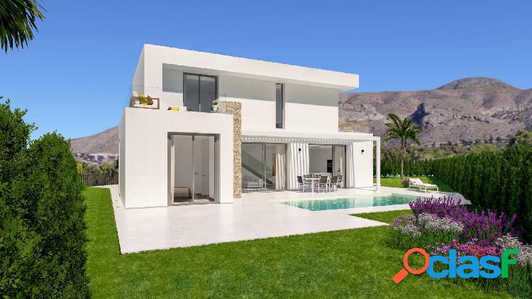 VILLAS DE OBRA NUEVA EN FINESTRAT CON VISTAS AL MAR 3