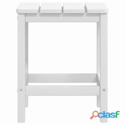 vidaXL Sillas de jardín Adirondack con mesa HDPE blanco(SKU:3095704)* 7