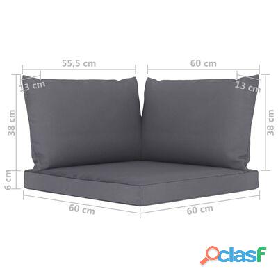vidaXL Set de muebles de jardín 10 pzas con cojines madera impregnada(SKU:3064954)* 8