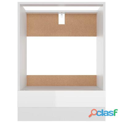 vidaXL Armario de horno de contrachapada blanco brillo 60x46x81,5 cm(SKU:802502* 3