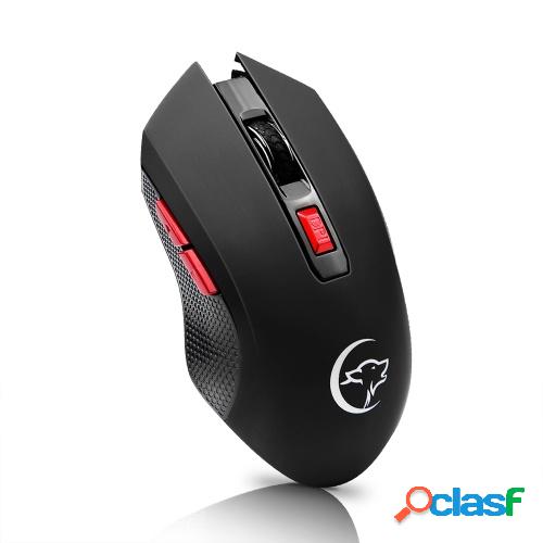 Ratón inalámbrico ywyt g817 ratón inalámbrico para juegos 2.4g 2400dpi ratón ergonómico óptico de 6 botones con receptor usb para pc portátil Ratón inalámbrico ywyt g817 ratón inalámbrico para juegos 2.4g 2400dpi ratón ergonómico óptico de 6 botones con receptor usb para pc portátil