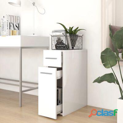 vidaXL Armario de boticario madera contrachapada blanco 20x45,5x60 cm（SKU:804211）* 2