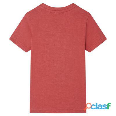 Camiseta infantil color pimentón 140(SKU:12348)* 1