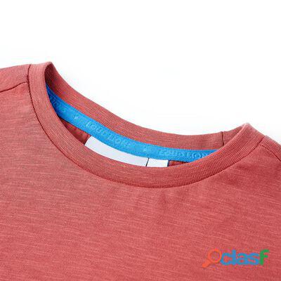 Camiseta infantil color pimentón 140(SKU:12348)* 2