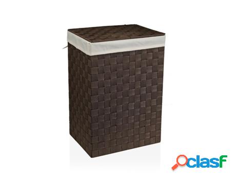 Cesta multiusos versa chocolate rotim 32 x 46 x 24 cm