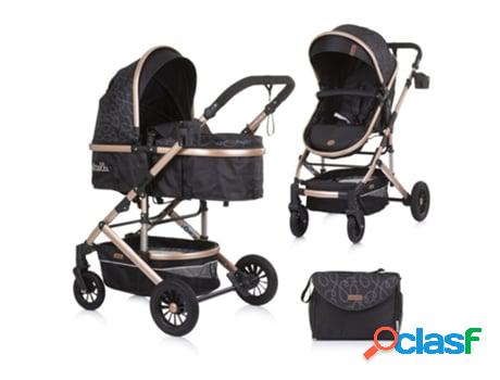 Carrito de bebé ESTELLE trío convertible de CHIPOLINO ebony