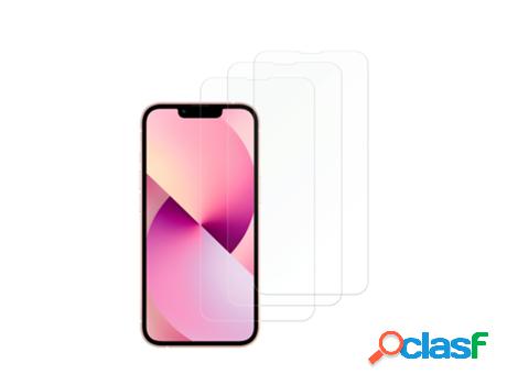 Conjunto de protectores de pantalla para iphone 13 pro eko vidrio templado transparente (3un)