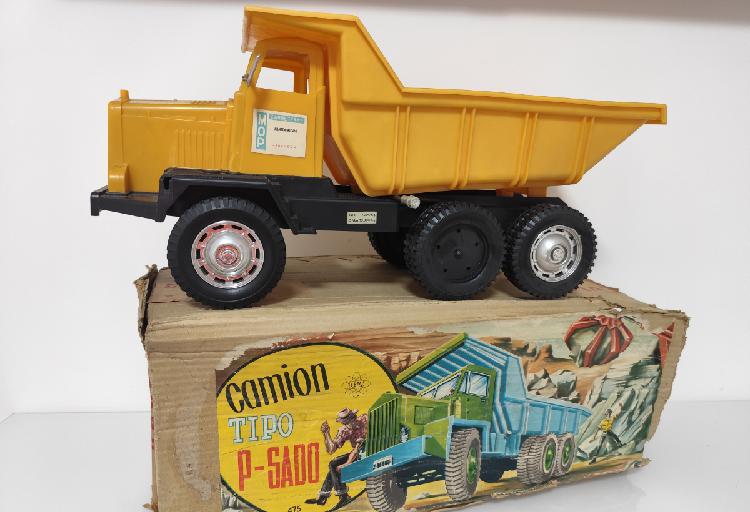 Camion volquete mop, antiguo de cefa zaragoza, 50 x 28 x 22