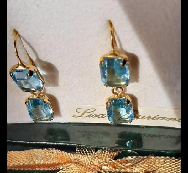 Pendientes cristal nuevos lisa buriani