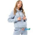 Justhype ltd chaqueta deporte drawstring hoodie para mujer